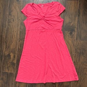 Horny Toad Large Melon Pink “Rosemarie” Dress